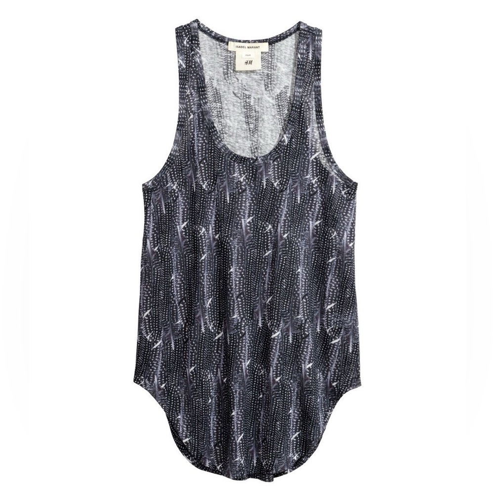 Isabel Marant Pour H&M - Relaxed Sleeveless Tank Top. Limited edition.